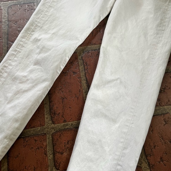 Levi’s raw frayed hem white denim jeans A7-7 - Picture 7 of 12